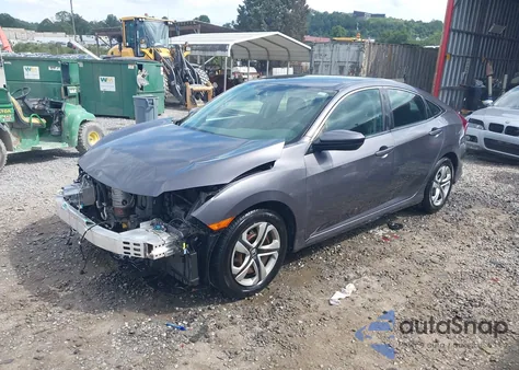 2017 Honda Civic Lx из США, поврежденный, VIN 19XFC2F54HE220471